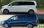 KIT CARROSSERIE COMPLET MERCEDES VITO W447 STANDARD OU CLASSE V W447 LOOK VERSION US (2014/2023)