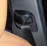 ENJOLIVEURS DE CEINTURES DE SECURITE EN CARBONE BMW X3 G01 / X4 G02 (2018/2024)