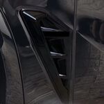 PRISES D'AIR D'AILES AVANT BMW X5 G05 PACK M OU X5M F95 PHASE 1 PIANO BLACK FINISH -REMPLACEMENT- (2019/2022)