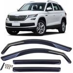DEFLECTEURS DE VITRES AVANT BLACK SKODA KODIAQ (2017/2023)