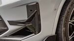 ENJOLIVEURS D'ECOPES D'AIR "CENTRALES" DE PARE CHOC AVANT BMW X3M F97 LCI (2022+) BMW X4M F98 LCI (2022+)