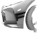 PERFORMANCE FLAPS DE PARE CHOC AVANT BMW M3 G80/G81 OU M4 G82/G83 "CUP" CS STYLE (2021+)