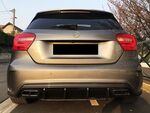 DIFFUSEUR ARRIERE MERCEDES CLASSE A W176 AMG LOOK AMG "CARBONE LOOK"(2012/2018)