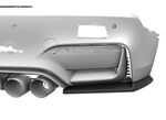 SPLITTERS DE PARE CHOC ARRIERE BMW M3 F80 CUP" CS STYLE (2013/2019)