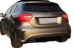 DIFFUSEUR ARRIERE MERCEDES CLASSE A W176 AMG LOOK AMG "CARBONE LOOK"(2012/2018)