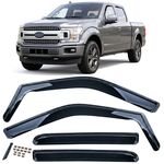 DEFLECTEURS DE VITRES AVANT PIANO BLACK FORD F150 (2014/2020)