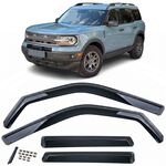 DEFLECTEURS DE VITRES AVANT PIANO BLACK FORD F150 (2014/2020)