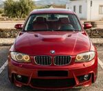 CAPOT EN FIBRE BMW SERIE 1 E81/E87 LCI OU BMW E82/E88  LOOK M3(2008/2012)