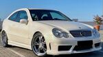 PARE CHOC AVANT ADAPTABLE MERCEDES CLASSE C W203 COUPE CPN DESIGN V1 OU V2  (2000/2007)
