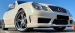PARE CHOC AVANT ADAPTABLE MERCEDES CLASSE C W203 COUPE CPN DESIGN V1 OU V2  (2000/2007)