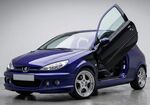 PARE CHOC AVANT PEUGEOT 206 "JUPITER" CPN DESIGN (1998/2009)