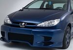 PARE CHOC AVANT PEUGEOT 206 "DRIFT" CPN DESIGN (1998/2009)