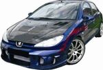 PARE CHOC AVANT PEUGEOT 206 "MERCURY" CPN DESIGN 1998/2009)