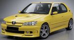 PARE CHOC AVANT PEUGEOT 306 PHASE 2 "SAVAGE" CPN DESIGN (1997/2002)