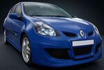 PARE CHOC AVANT RENAULT CLIO III "SPACE" CPN DESIGN (2005/2009)