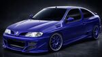 PARE CHOC AVANT RENAULT MEGANE COUPE PHASE 1 "TOXIC" CPN DESIGN (1996/1999)