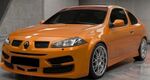 PARE CHOC AVANT ADAPTABLE RENAULT MEGANE II PHASE 1 "SPEEDLINE" (2002/2005) OU PHASE 2  "HELIOS" (2006/2008)