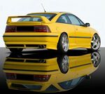 LAME DE PARE CHOC ARRIERE OPEL CALIBRA "CPN DESIGN" (1990/1997)