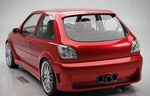 PARE CHOC ARRIERE ADAPTABLE FORD FIESTA MK3 CPN DESIGN (1989/1995)
