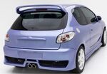 PARE CHOC ARRIERE PEUGEOT 206 "DRIFT" CPN DESIGN (1998/2009)