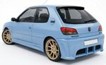 PARE CHOC ARRIERE ADAPTABLE PEUGEOT 306 "GAMBLE" OU "EVASION" CPN (1993/2002)