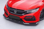 LAME DE PARE CHOC AVANT HONDA CIVIC X SPORT HATCHBACK "CUP" CS STYLE (2015/2021)