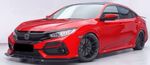 LAME DE PARE CHOC AVANT HONDA CIVIC X SPORT HATCHBACK "CUP" CS STYLE (2015/2021)