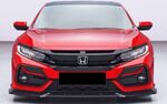 LAME DE PARE CHOC AVANT HONDA CIVIC X SPORT HATCHBACK "CUP" CS STYLE (2015/2021)