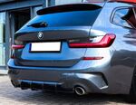 DIFFUSEUR DE PARE CHOC ARRIERE (RAJOUT CENTRAL) BMW SERIE 3 G20 BERLINE OU G21 TOURING PACK M "ING LINE" (2019+)