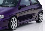 JEU DE BAS DE CAISSE ADAPTABLES OPEL CORSA B SECULO "CPN DESIGN" (1992/2000)