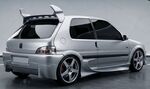 BAS DE CAISSE PEUGEOT 106 3 PORTES PHASE 2 "DEMON POSEIDON" (1996/2003)