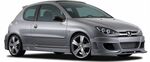 JEU DE BAS DE CAISSE PEUGEOT 206 CPN 3 PORTES V2 (1998/2009)