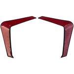 SPLITTERS LATERAUX DE PARE CHOC AVANT FORD TRANSIT CUSTOM OU TOURNEO CUSTOM MK2 V2 (2023+)