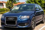 PARE CHOC AVANT AUDI A3 8P EURO-SPTG LOOK S3 2007 POUR A3 8P PHASE 1 (2003/05-2005)