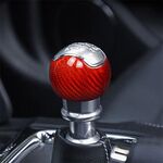 ENJOLIVEURS DE POMMEAU DE LEVIER DE VITESSE EN CARBONE POUR FORD MUSTANG VI (2015/2023)