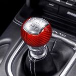 ENJOLIVEURS DE POMMEAU DE LEVIER DE VITESSE EN CARBONE POUR FORD MUSTANG VI (2015/2023)