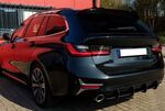 DIFFUSEUR DE PARE CHOC ARRIERE (RAJOUT CENTRAL) BMW SERIE 3 G20/G21 STANDARD PHASE 1 "ING LINE" (2018/06-2022)