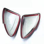 JEU DE COQUES DE RETROS CHROMEes ou carbone look PEUGEOT 508 (2011/2018) CITROEN C4 PICASSO II (2013/2017)