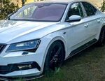 SPLITTERS DE PARE CHOC AVANT (DOUBLES FLAP EN ABS) SKODA SUPERB III PHASE 1 (2015/06-2019)