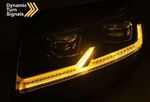 PHARES A LEDS TUBE LIGHT "FULL LEDS" VW BUS T6 PHASE 1 avec vrais feux de jour et clignotants à leds avec fonction DTS-Dynamic Turn Signal- VERSION 5 (2015/04-2019)