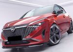 LAME DE PARE CHOC AVANT NISSAN QASHQAI J12 PHASE 2 "CUP" CS STYLE (2024+)