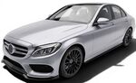 LAME DE PARE CHOC AVANT MERCEDES CLASSE C W205 AMG LINE PHASE 1 GCPA DESIGN (2014/02-2018)