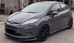 LAME DE PARE CHOC AVANT PIANO BLACK FORD FIESTA MK7 PHASE 1 STANDARD  (2008/10-2012)