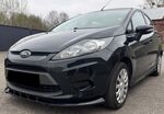 LAME DE PARE CHOC AVANT PIANO BLACK FORD FIESTA MK7 PHASE 1 STANDARD  (2008/10-2012)