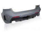 PARE CHOC ARRIERE BMW SERIE 1F40 LOOK MP " DUAL" (2020/2024)