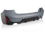 PARE CHOC ARRIERE BMW SERIE 3 G20 STANDARD PHASE 2 LOOK "M PERFORMANCE DUAL" (07-2022/2026)