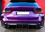 DIFFUSEUR DE PARE CHOC ARRIERE (RAJOUT CENTRAL) BMW M4 G82/G83 ING LINE (2021+)