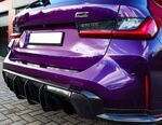 DIFFUSEUR DE PARE CHOC ARRIERE (RAJOUT CENTRAL) BMW M4 G82/G83 ING LINE (2021+)