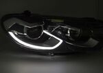 PHARES A LEDS "REAL DRL" VW SCIROCCO PHASE 1 AVEC FONCTIONS WELCOME LIGHT ET DTS -CLIGNOTANTS DEFILANTS- BLACK EDITION (avec vrais feux de jour et clignotants standard) (2008/04-2014)