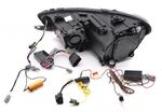 PHARES A LEDS "REAL DRL" VW SCIROCCO PHASE 1 AVEC FONCTIONS WELCOME LIGHT ET DTS -CLIGNOTANTS DEFILANTS- BLACK EDITION (avec vrais feux de jour et clignotants standard) (2008/04-2014)